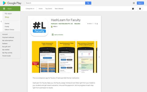 HashLearn for Faculty - Apps on Google Play