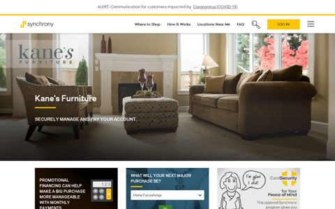 Kane's Furniture | Home Furnishings Financing | Synchrony