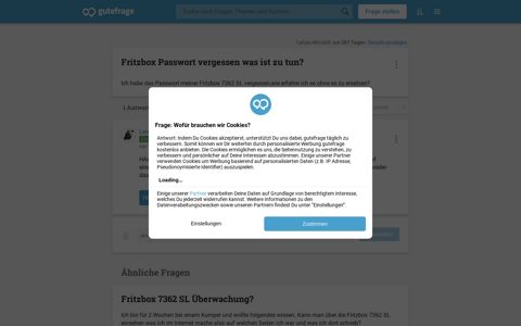 Fritzbox Passwort vergessen was ist zu tun? (PC) - Gutefrage