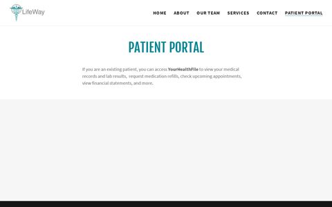 Patient Portal | LifeWay