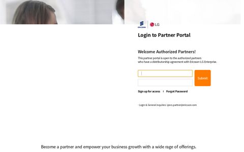 Login to Partner Portal