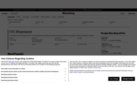 ITK Rheinland - Company Profile and News - Bloomberg ...