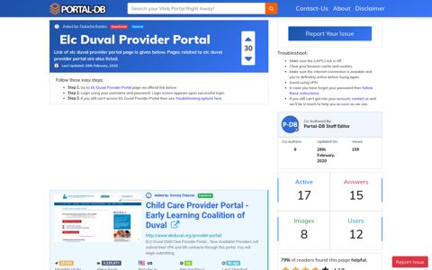 Elc Duval Provider Portal