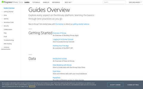 REST API Guides | Kinvey