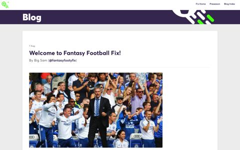 Welcome to Fantasy Football Fix!