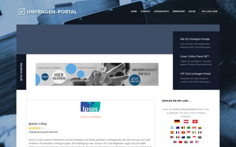 Ipsos i-Say - Umfragen-portal.com