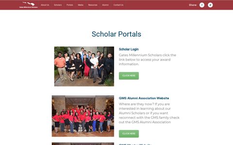 Scholar Portals - Gates Millennium Scholars