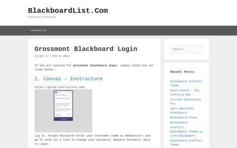 Grossmont Blackboard Login - BlackboardList.Com