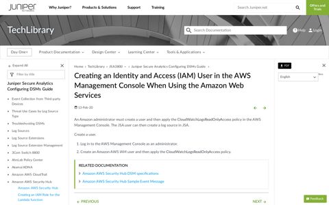 Creating an Identity and Access (IAM) User in the AWS ...