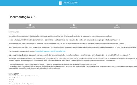 Documentação API - Keyinvoice