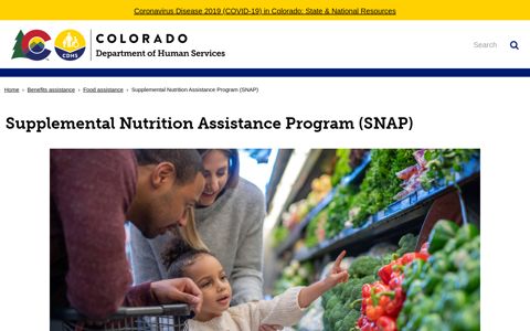 Supplemental Nutrition Assistance Program (SNAP ...