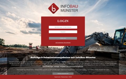 InfoBau-Münster: Login