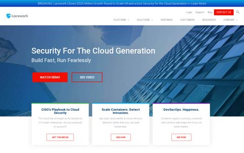 Security for DevOps, workloads, containers and cloud ...