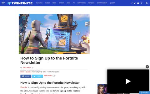 How to Sign Up to the Fortnite Newsletter - Twinfinite