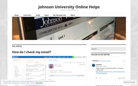 portal – Johnson University Online Helps
