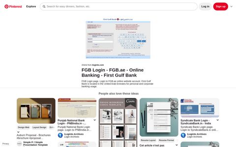 FGB Login | Online banking, Login, Gulf bank - Pinterest