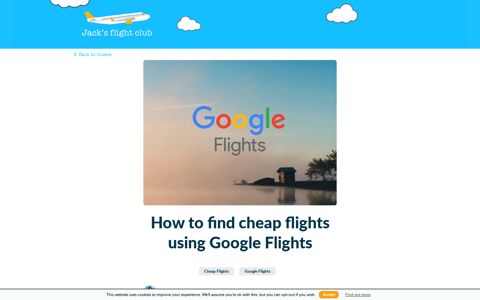 How To Use Google Flights To Find Cheap Flights