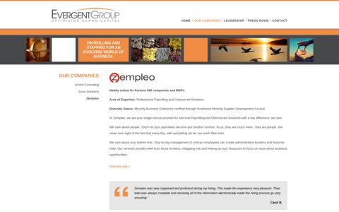 Zempleo - Evergent Group