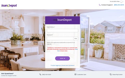 Login | LoanDepot Loan Application - loanDepot