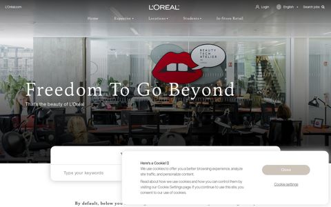Homepage | L'Oréal Careers| Home