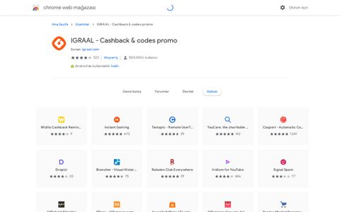 IGRAAL - Cashback & codes promo - Chrome Web Store
