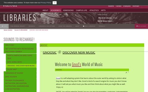 GNOOSIC: DISCOVER NEW MUSIC - Sounds To RECHARGE!