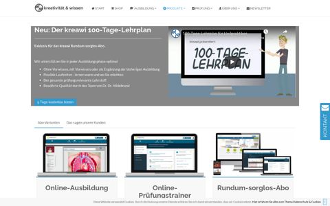 Online Heilpraktikerausbildung - Kreawi