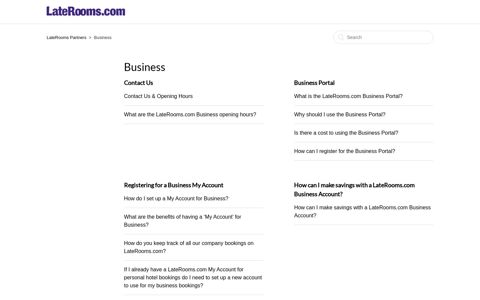 Business – LateRooms Partners
