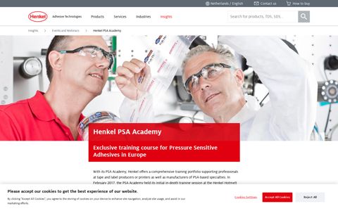 Henkel PSA Academy - Henkel Adhesives