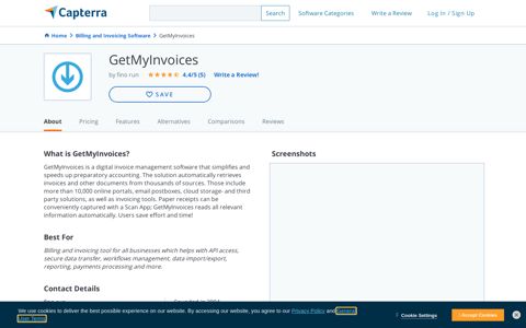 GetMyInvoices Reviews and Pricing - 2020 - Capterra