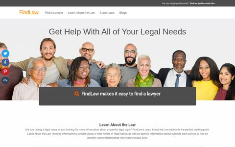 Find Laws, Legal Information, and Attorneys - FindLaw