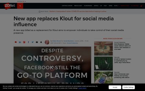 New app replaces Klout for social media influence | ZDNet