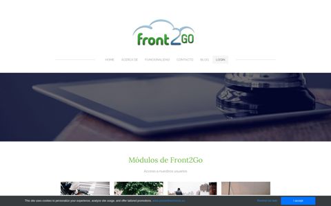 Login - Front2Go - Software para hoteles