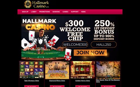 HallMark Casino - Get $50 Free Chip and 250% Welcome ...