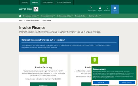 Invoice Finance | Business Banking | Lloyds Bank