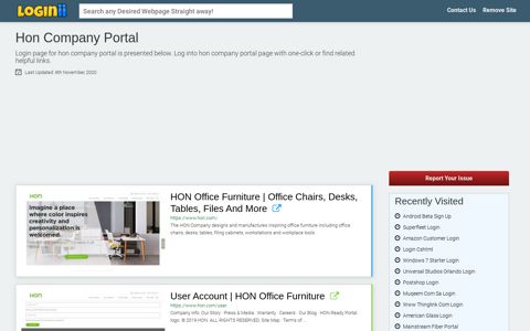 Hon Company Portal - Loginii.com