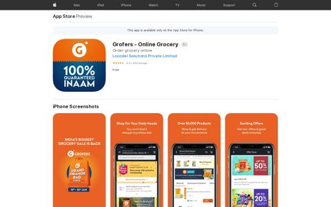 ‎Grofers - Online Grocery on the App Store