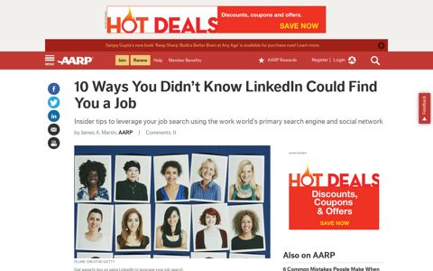 10 Little Known Ways to Use LinkedIn to Find a Job - AARP