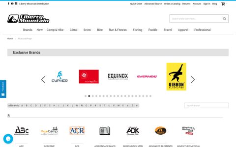 All Brands Page - Liberty Mountain
