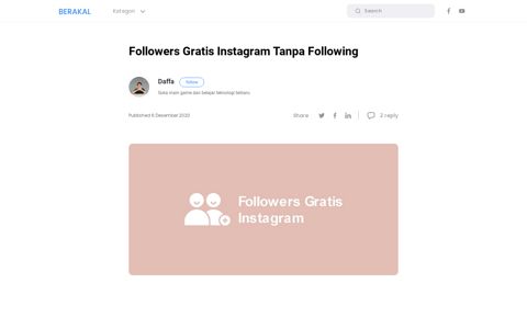 √ 5 Link Followers Gratis Instagram Tanpa Following - Berakal