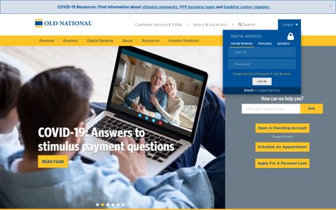 Old National Bank | Your Bank For Life