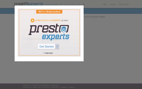 Register as an Expert - PrestoExperts.com