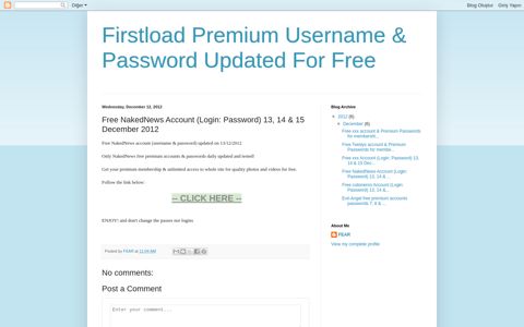 Firstload Premium Username & Password Updated For Free ...
