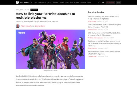 How to Link Your Fortnite Account to PC, PS4, Xbox One, and ...