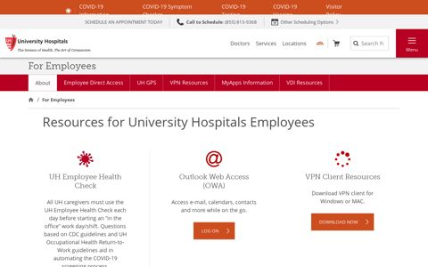 For Employees | University Hospitals | Cleveland, OH ...