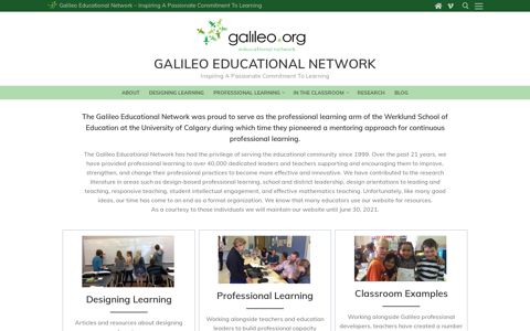 Galileo Educational Network: Home