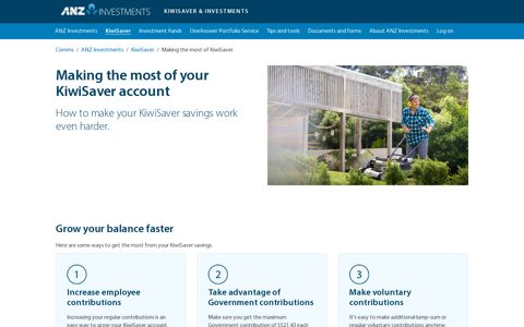 Making the most of your OneAnswer KiwiSaver Scheme | ANZ