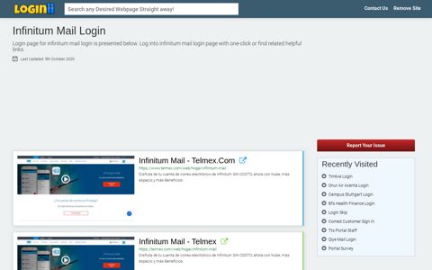 Infinitum Mail Login - Loginii.com