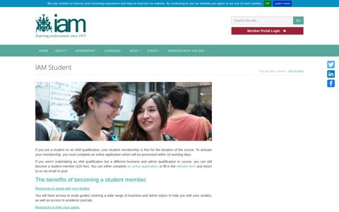 IAM Student - Institute of Administrative Management