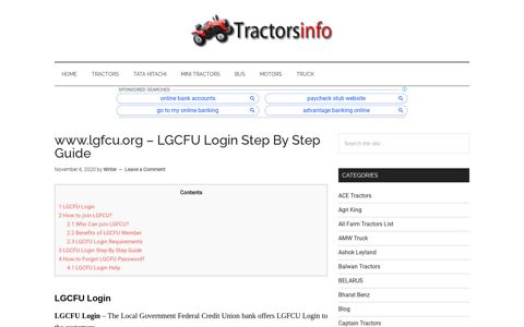 www.lgfcu.org – LGCFU Login Step By Step Guide